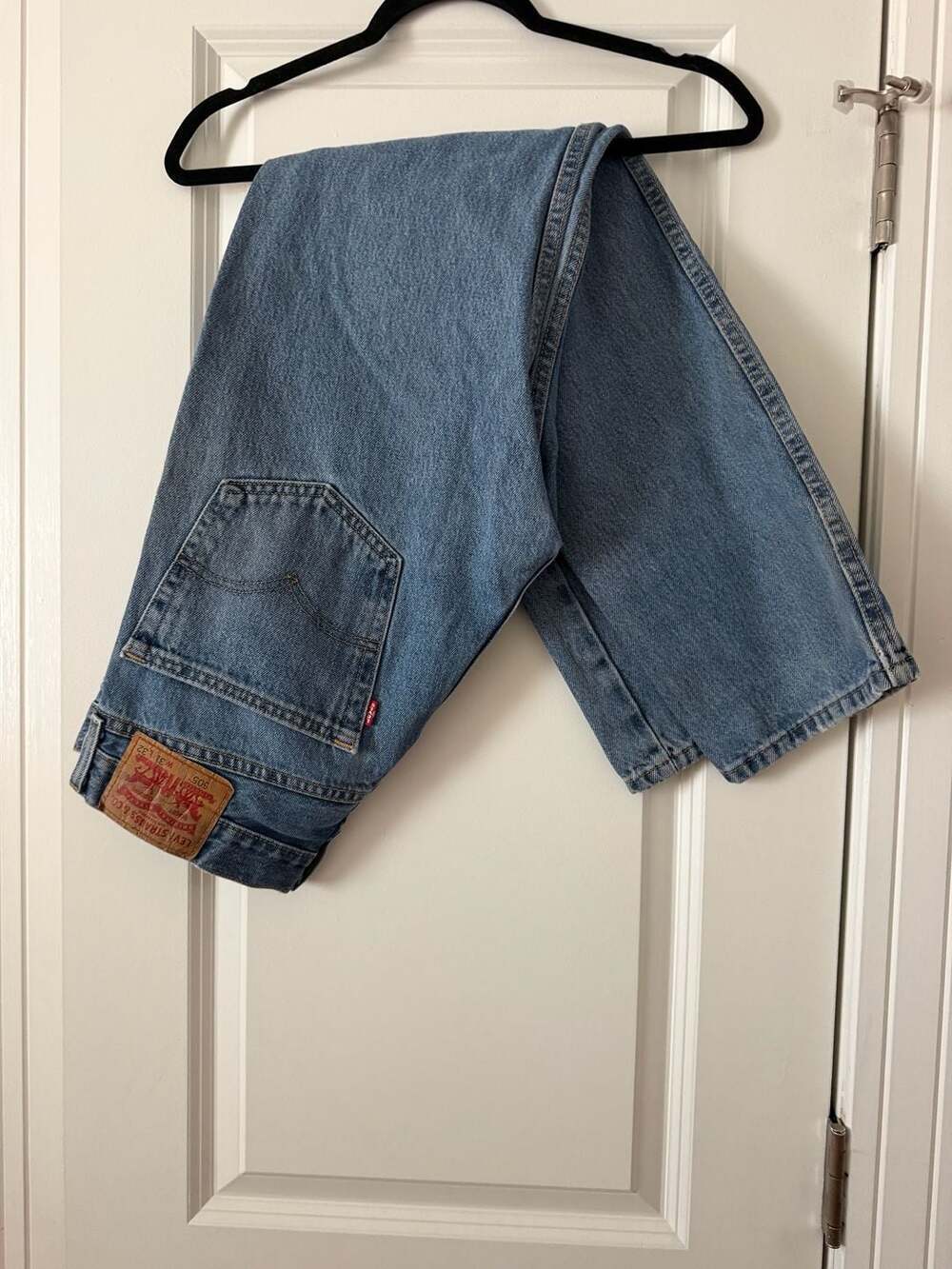 Levi's 505 Regular Fit Straight Leg Jeans Medium Wash Size 31x32